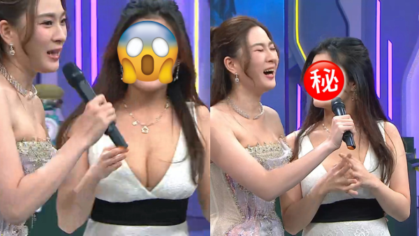 TVB台慶2025｜聲秀學員低胸震撼全場一戰成名 20歲偉大身材頻頻怕羞擋胸引熱議