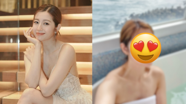 44歲陳自瑤晒素顏性感出浴照僅圍浴巾！人妻濕身誘惑疑真空上陣震撼眼球