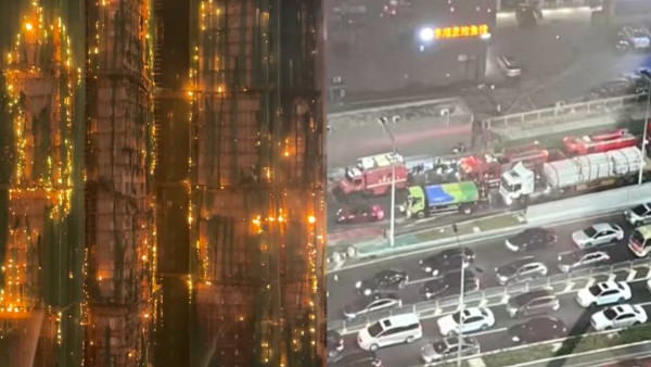 大埔宏福苑五級火｜深圳消防蓮塘口岸待命 特首回應火勢已受控香港消防已評估有足夠能力滅火