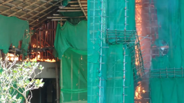 宏福苑五級火首10分鐘影片曝光！火勢恐怖「極速燒上頂」外牆維修工人逃生：無響過火警鐘