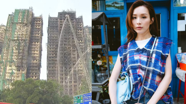 大埔宏福苑大火｜李佳芯生日低調悼念大埔奪命火災 上傳黑白照許願港人「大家平安」