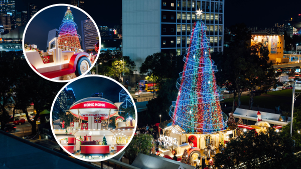 聖誕好去處2025｜全港40+打卡熱點懶人包！巨型聖誕樹/飄雪/市集 最靚燈飾地圖（持續更新）