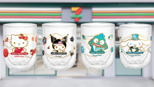 7-Eleven全新印花換領Sanrio雙層玻璃杯攻略！Hello Kitty/Kuromi/Cinnamoroll玉桂狗/ Hangyodon水怪