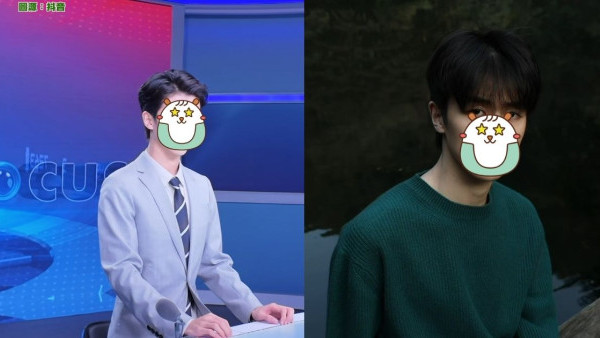 靚仔到似AI！內地20歲新聞實習主播激似1男星爆紅 首擔主播吸50萬點讚 