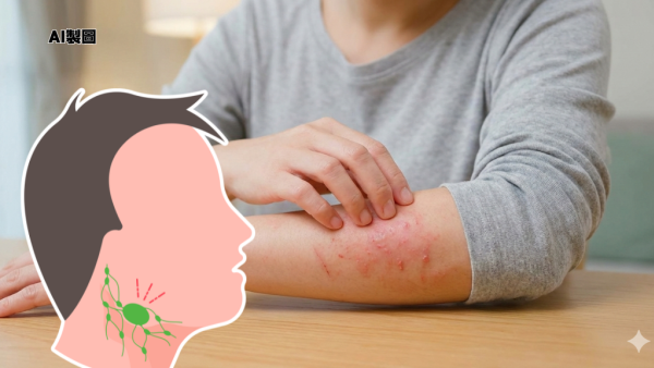 癌症先兆｜皮膚痕以為濕疹？女子半夜「濕身」揭患淋巴癌！醫生：這 4 種痕癢情況極危險