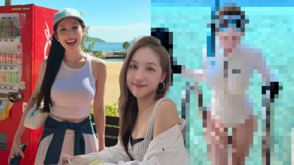 海兒超緊身潛水衣胸形畢露震撼眼球 偉大身材似足人間芭比惹網民轟動：好邪惡