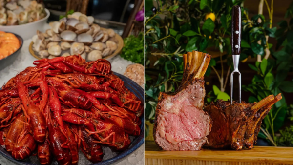 尖沙咀朗廷酒店自助餐買1送1！4小時任食生蠔/龍蝦/和牛/炒蟹