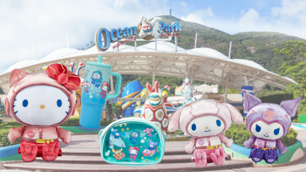 海洋公園推Sanrio限定公仔被瘋搶！獨家周邊精品$55起！超可愛毛公仔/保溫杯/環保袋