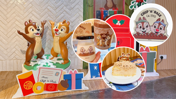旺角新開Chip'n'Dale主題餐廳！堂食送6大限量精品！必食8款聖誕朱古力主題甜品！