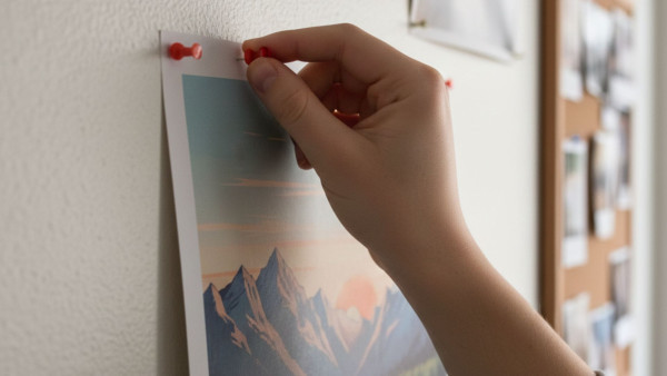 貼海報怕甩灰？網民教「磁吸式貼法」$12店買齊材料　免釘無痕唔傷牆身