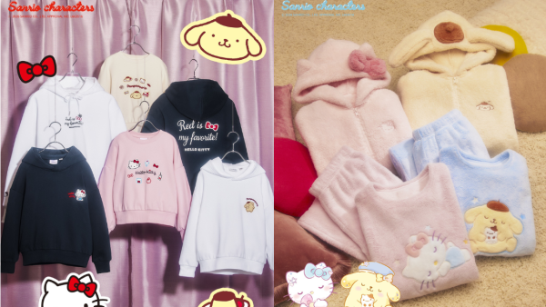 GU x Sanrio聯乘系列全線登場！必搶Hello Kitty復古風衛衣/布甸狗睡衣$149起