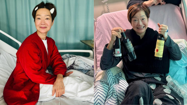 譚玉瑛跑樓梯意外跌倒「膝蓋骨碎裂」 忍痛延遲手術傷勢曝光︰包紮得好似大件事