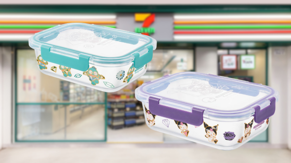 Sanrio精品換領攻略｜7-Eleven免費換全新Kuromi/水怪玻璃密實盒！1L大容量+可入微波爐 附換領懶人包
