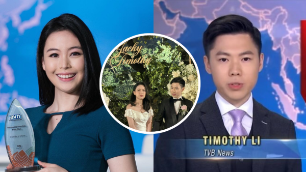 TVB新聞女神林婷婷結婚！老公身份曝光同為主播！低胸婚紗出嫁晒婚照：餘生請多多指教