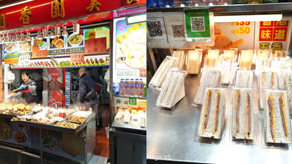 灣仔街頭小食店$15早餐爆紅！超抵價食到足料三文治＋咖啡？逆市維持低價獲網民讚是良心店