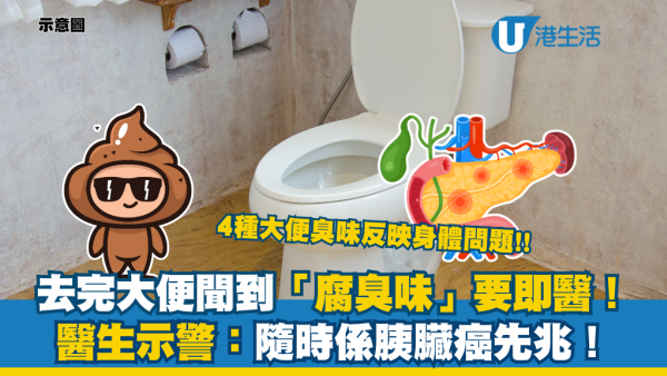 大便聞到「腐臭味」要即求醫！恐是胰臟癌先兆！醫生揭 4 種大便臭味隱藏危機 出現這現象超危險