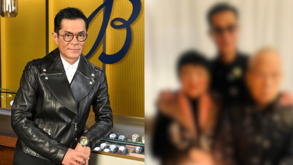 古天樂晒一家三口全家福罕有破例笑住影相 媽媽樣貌曝光母子五官似足餅印