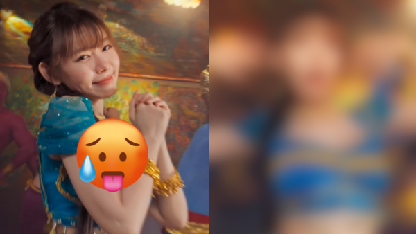 林明禎性感拋胸扮茉莉公主狂扭電臀！34E上圍逼爆超頻震動勁過原著身材