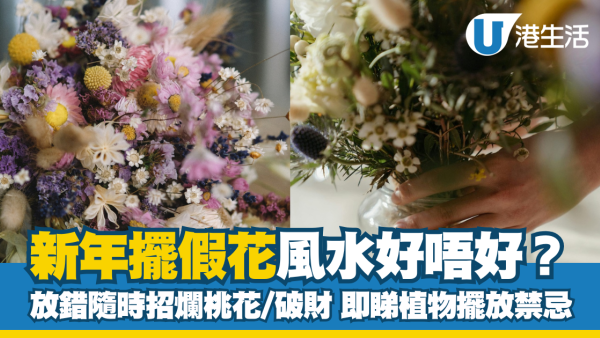 新年擺假花風水好唔好？放錯隨時招爛桃花/破財　4大植物擺放禁忌一文睇清