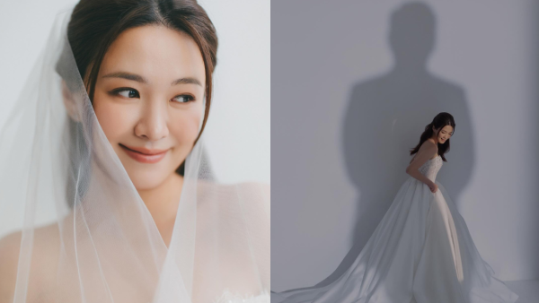 江嘉敏情人節疑突然宣佈閃婚封盤？晒婚紗照神秘男曝光：「大家可以恭喜我」