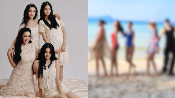 鍾麗緹一門四美母女激罕性感大解放！細女身材比例完美逆襲靚過兩位家姐