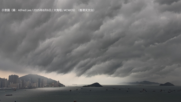 天文台預警：下周恐現恐怖「颮線」低壓槽殺到！周六料迎今年首場顯著降雨