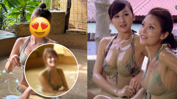 25歲性感女神比堅尼浸泥漿浴豁出去露側乳！突破電視尺度惹網民轟動：高Ling都要輸！