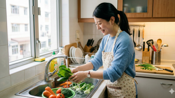 洗菜誤區｜鹽水洗菜愈洗愈毒？醫生拆解謬誤：這3種清洗法是農藥催化劑！附洗菜黃金三部曲