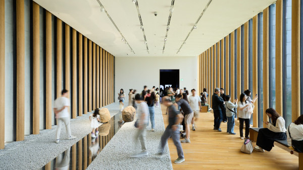 M+免費日爆亂象！展區慘變IKEA任攤玩手機 睇展時間淥杯麵都唔夠 網民嘲：行為藝術