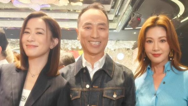 鄔友正翁嘉穗佘詩曼3人世紀合照曝光！7字大方親回昔日有冇追過阿佘？