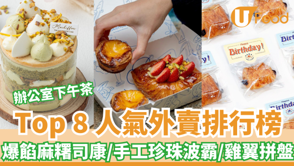 下午茶推介2026｜辦公室外賣Top 8排行榜！Bakehouse/雞翼山/麻糬卷 附HR訂餐貼士