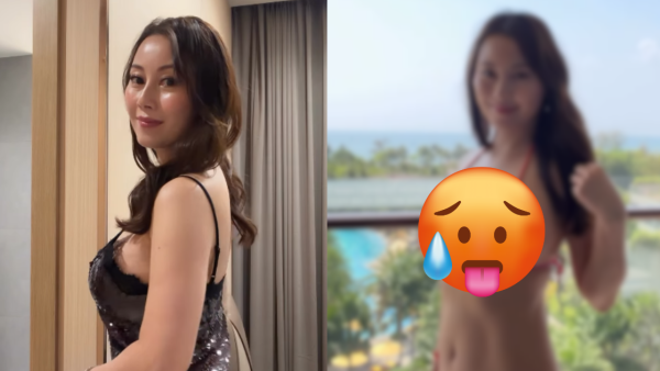 袁嘉敏震撼「枕頭胸」晒7吋驚人事業線！迫爆比堅尼超風騷 懶理鍾培生求婚成功