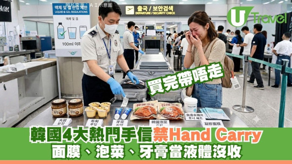 遊韓必睇｜韓國4大熱門手信禁Hand Carry 隨身帶呢樣食品易中伏！仁川機場一年沒收10噸