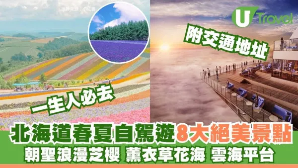 北海道春夏必賞8大絕美景點！朝聖浪漫芝櫻、薰衣草附交通地址