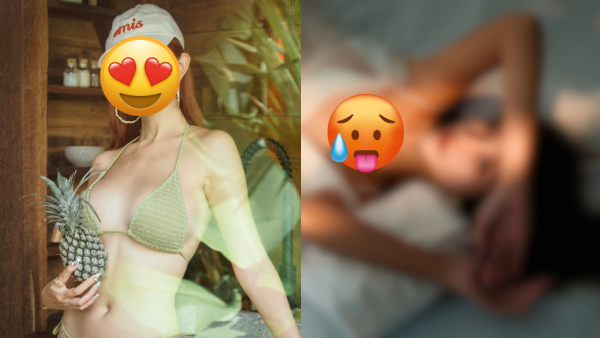 TVB性感尤物半透睡衣床照尺度無下限！反地心吸力谷胸超邪惡視角衝擊眼球