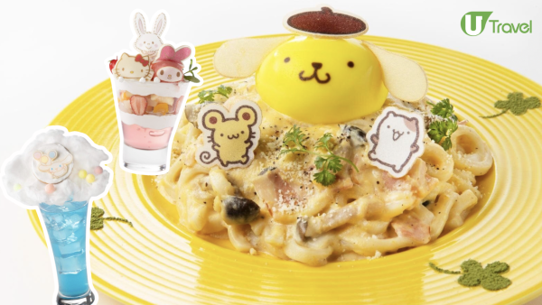 東京六本木限時「Sanrio展」主題Cafe登場！52樓高空俯瞰東京｜必食布甸狗烏冬、Kuromi黑粉色蛋糕