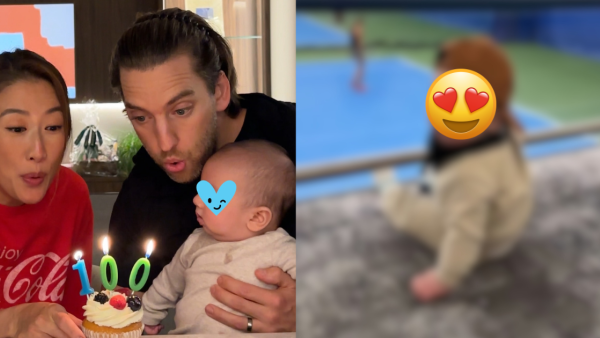 謝婷婷7個月大囝囝正面照罕有曝光！混血精靈樣似足靚仔外籍爸爸