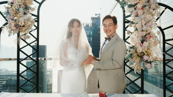 東張女神晒婚禮相突發宣布結婚 IG報喜閃嫁四眼型男：「屬於我們的家」