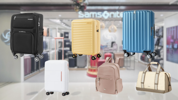 Samsonite開倉低至3折！一連7日 名牌行李箱/旅行袋/背囊$450起！