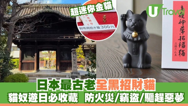 貓奴必買！京都隱世秘境「檀王法林寺」 日本最古老「全黑招財貓」 消災解厄、驅趕惡夢、防火災