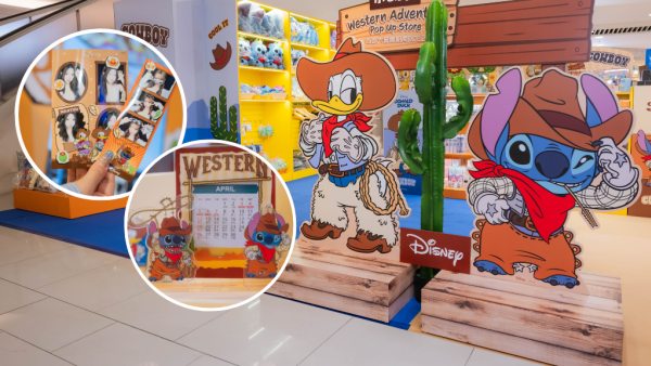 銅鑼灣時代廣場迪士尼期間限定店！史迪仔唐老鴨化身西部牛仔！逾50款全新精品+盲盒+限定相框自拍亭