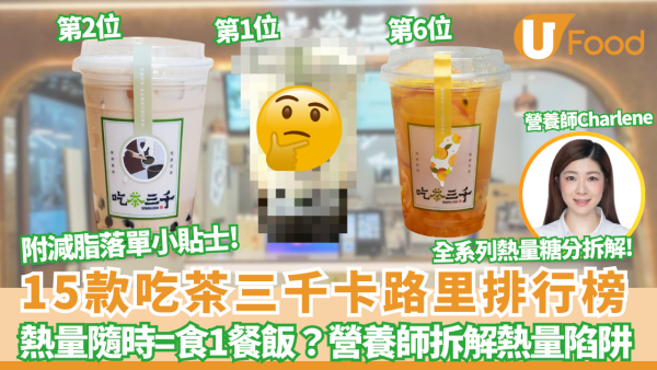 吃茶三千卡路里大公開！加珍珠奶蓋隨時等於食餐飯？營養師揭最肥配料陷阱 附減重期無痛點餐攻略!