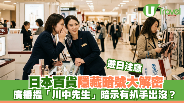 遊日冷知識｜日本百貨隱藏暗號大解密！廣播搵「川中先生」竟然係防盜警報？