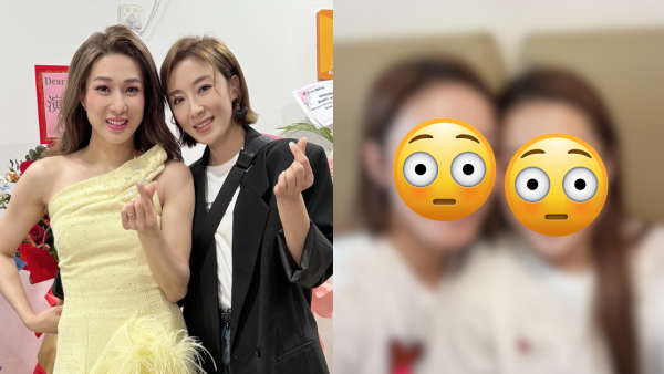 楊茜堯鍾嘉欣自信素顏合照曝真面目！相差5年皮膚狀態惹網民激辯：佢贏