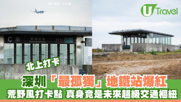 深圳「最孤獨」地鐵站爆紅！荒野風打卡點 真身竟是未來超級交通樞紐