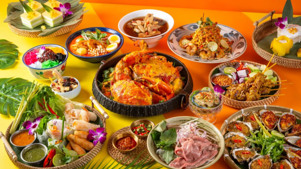 西貢WM酒店自助餐買一送一！人均$383起任食3小時+送泰式涼拌鮑魚！冬陰功大蝦意粉/金沙粉絲蟹煲/海南雞壽司