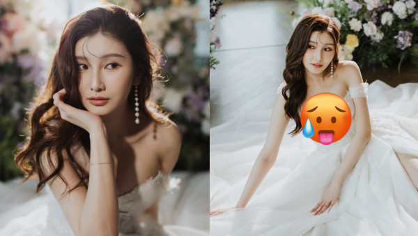 沈殷怡IG突晒婚紗照曝兩字疑爆喜訊 網民激動狂賀猜雙喜臨門：以為你有左