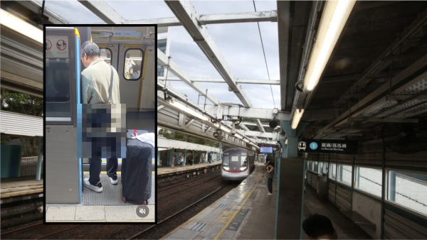 東鐵線阿伯對準路軌小便！嘔心畫面瘋傳 網民崩潰嘲諷：終於搵到異味源頭