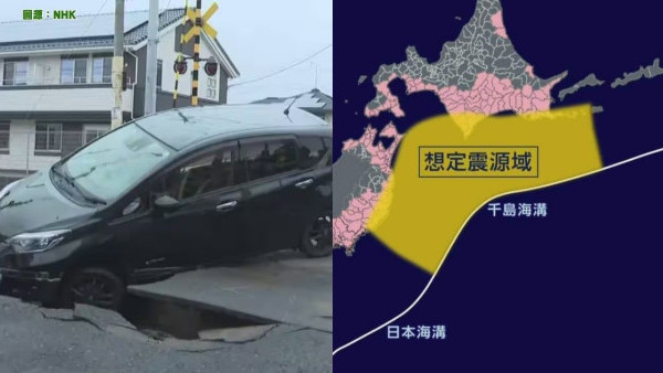 日本7.7級地震後氣象廳發布「後發地震注意情報」！警告一週內發生8級強震機率升約10倍