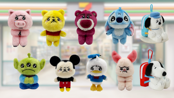 7-Eleven全新迪士尼全新「喊喊系列」公仔！史迪仔/唐老鴨/三眼仔 同期有Snoopy購物袋 附開售日期及價錢